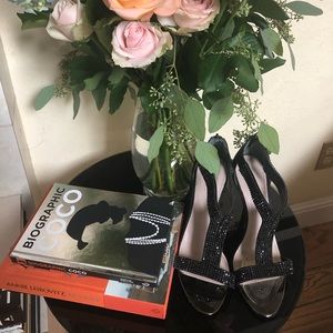 Glint dressy black heels